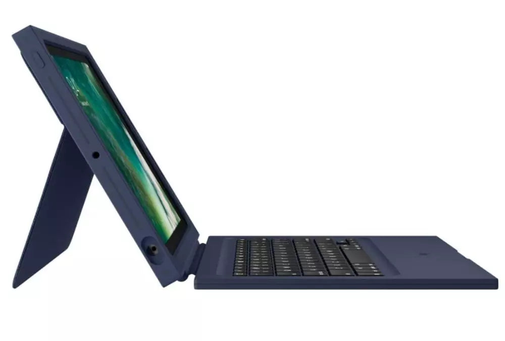 New Logitech Rugged Combo 2 Keyboard Case for iPad 5 & 6 Gen 9.7" Navy Blue